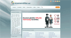 Desktop Screenshot of eryamanrehber.net